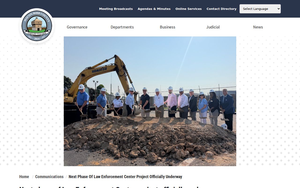 Bibb County jail project context for municipal warrant resolution