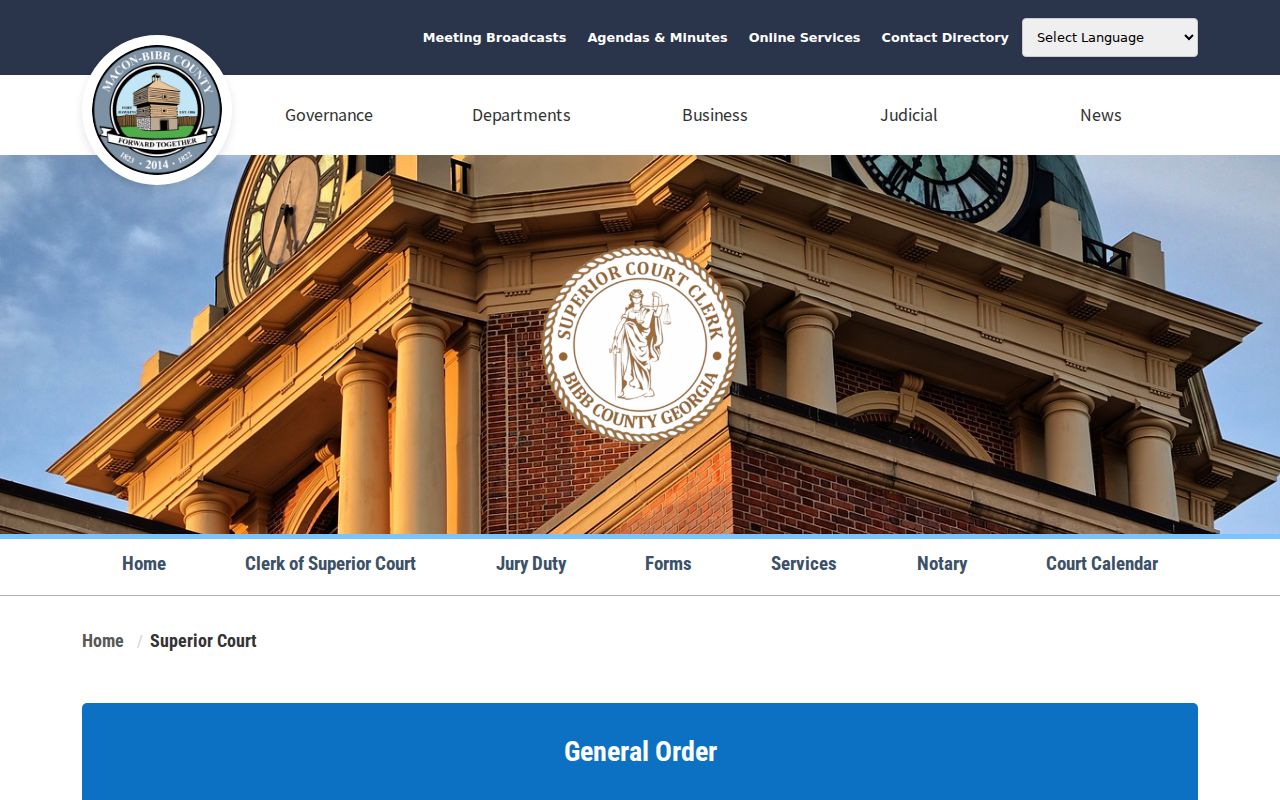 Superior Court jurisdiction contrasted with Bibb County municipal warrants