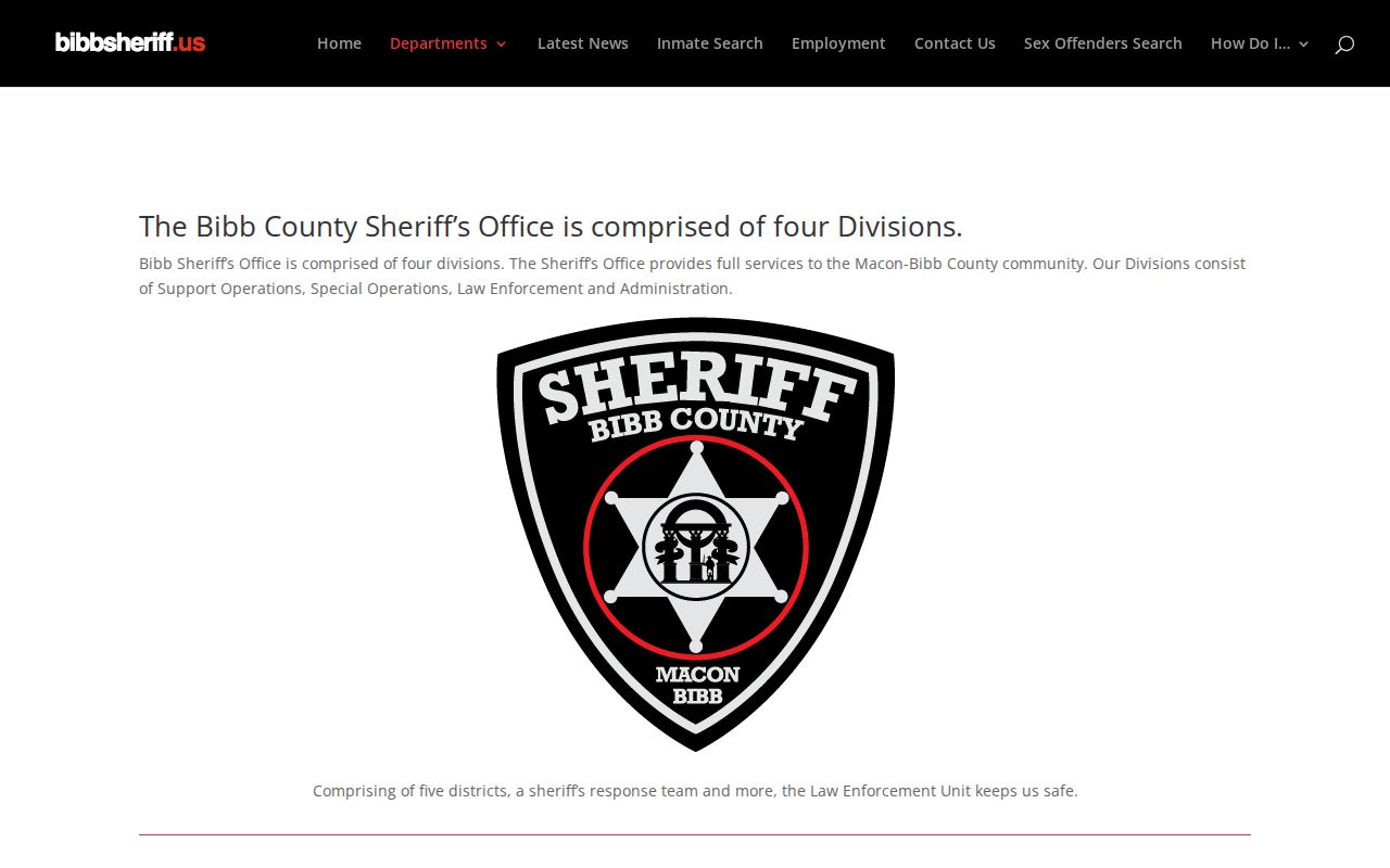 Bibb County warrant records support operations and Warrant Unit